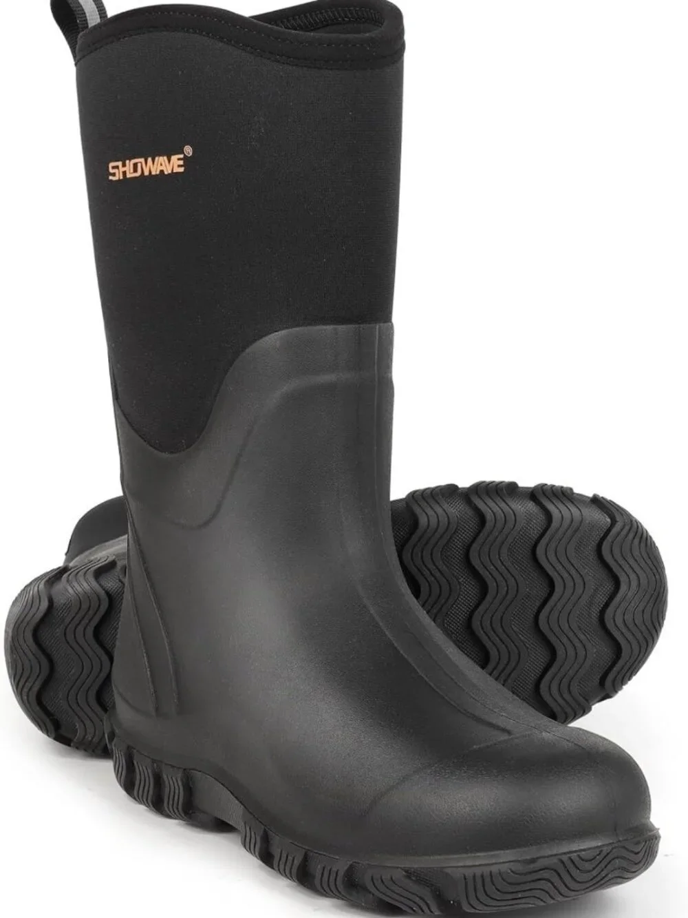 Waterproof Insulated Men's Rubber Boots | Neoprene Mud Boots for Farming